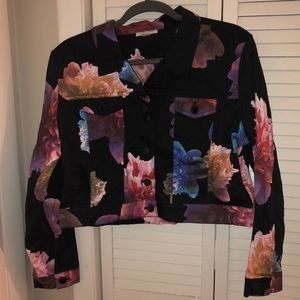 Calvin Klein cropped denim jacket